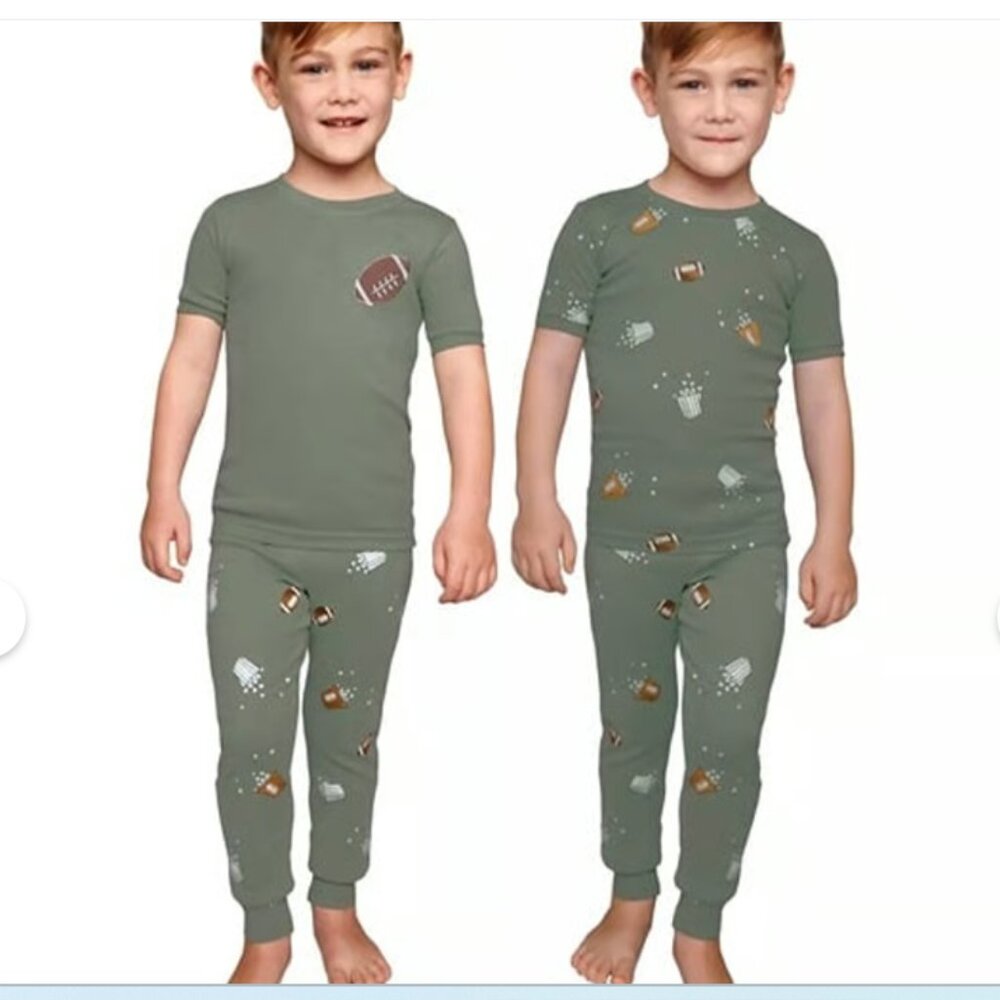 Pekkle Organic Kid's 3-Piece Pajama Set Size 4T